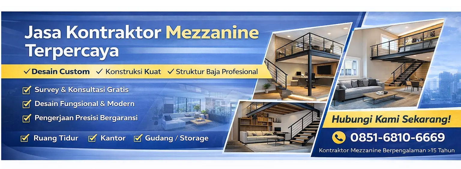 Jasa Pembuatan Mezzanine leles Bergaransi